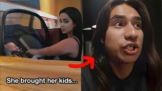 Man RUNS AWAY After Single Mother Brings Kids On First Date!