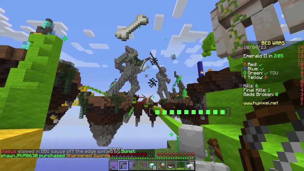 Hypixel - Howling Wind Projectile Trail