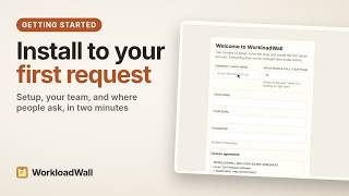 Getting started with WorkloadWall: fresh install to your first request
