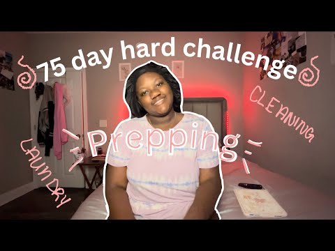 PREPPING FOR THE 75 day hard challeng | Self love series | Zyaire Young