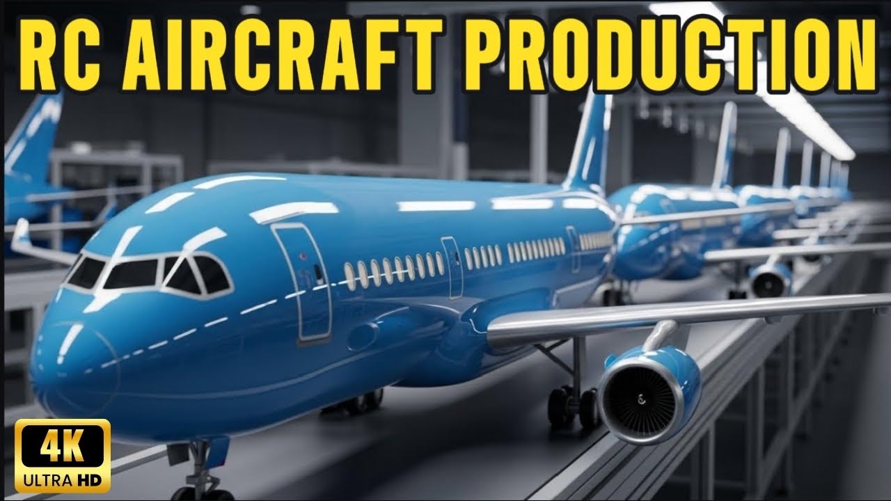 Inside the RC Airliner Factory | Real Manufacturing Process