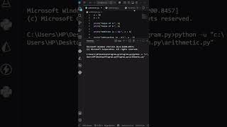 Watch till the end 😎😎 #coding #python #ytshorts #youtubeshorts