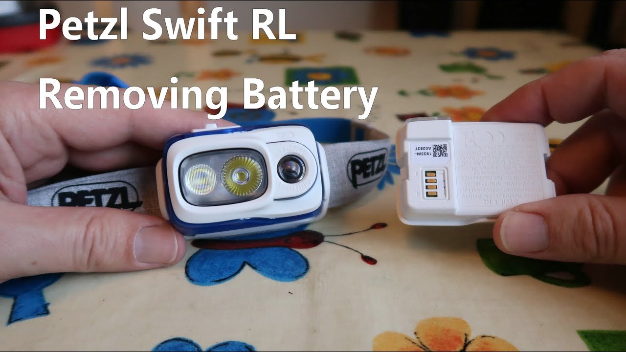 Petzl Swift RL How to remove replace swap rechargable battery