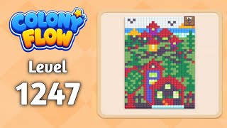 Colony Flow level 1247 walkthrough solution gameplay 