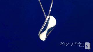 Sterling Silver Disk Pendant Necklace