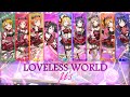 LOVELESS WORLD - Color Coded + Lyrics【ROM/ENG/ESP】- μ’s