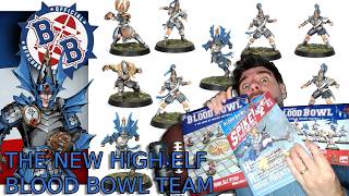 Checking out the New High Elves Blood Bowl Team - Unboxing and Review