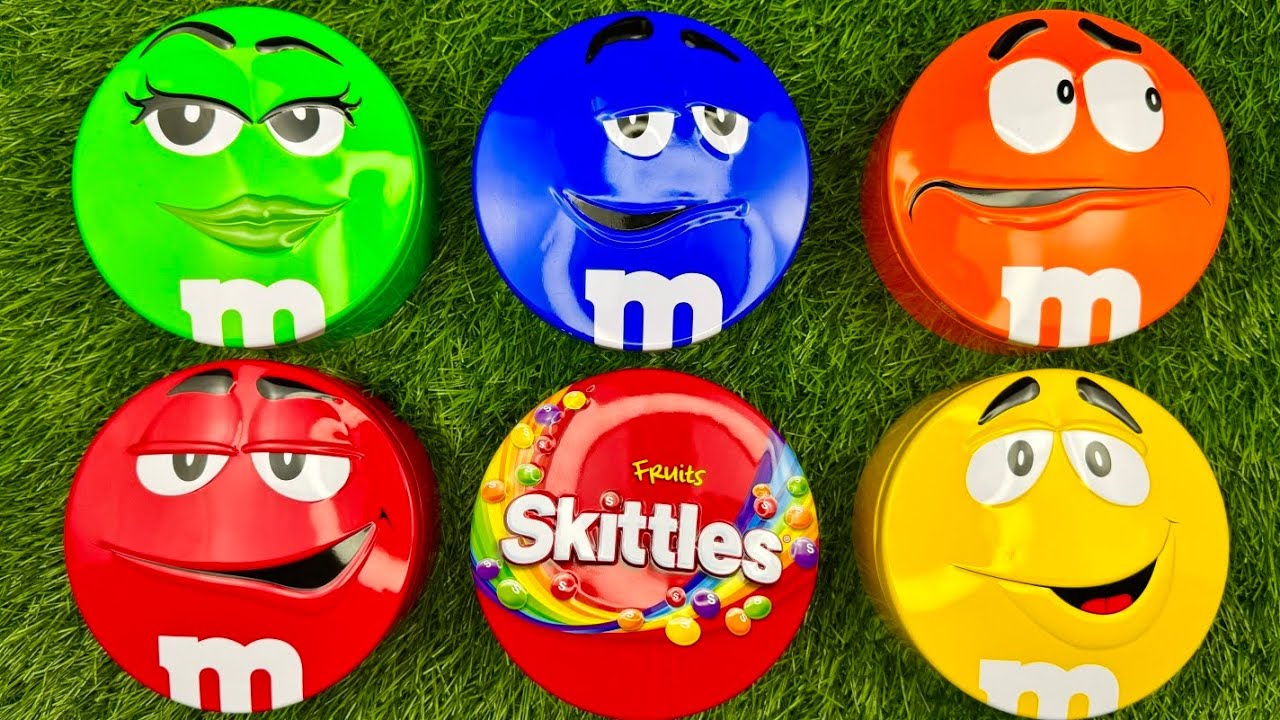 Satisfying Candy ASMR | Colorful M&M’s Candy Unboxing and Relaxing Crunch