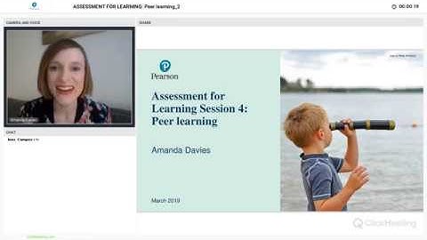 Assessment for Learning: Peer learning