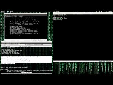 Backdoor user creation and information collection with reverse session