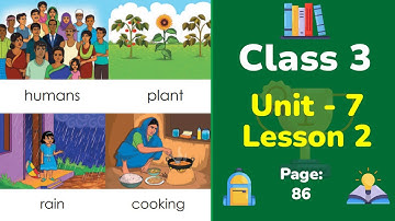 Class 3 English | Unit 7 | Lesson 2 | Uses of water | Part 1