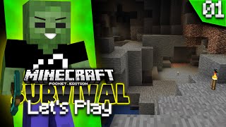 minecraft pe lets play ep 1 that did not just happen mcpe 0150 survival