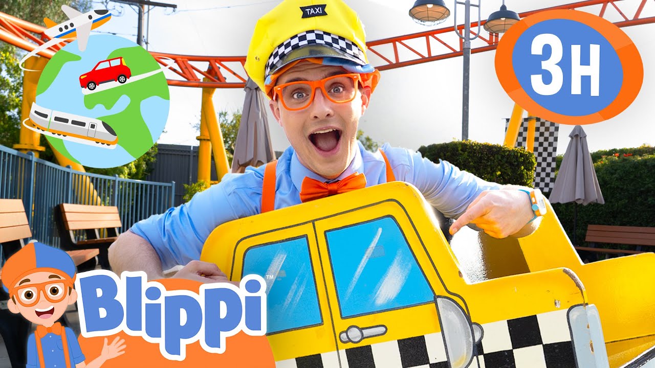 What Cool Vehicles Will Blippi Discover in Adventure City? Police cars and more | Videos for Kids