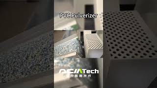 Acmtech PVC Plastic Pellets Pulverizer Machine