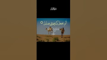 سورة الفيل #اكسبلور #حديث