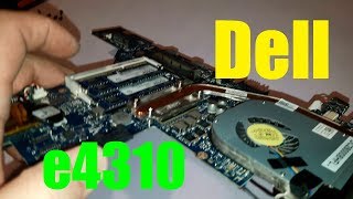 картинка: Dell e4310 - как разобрать и почистить от пыли
