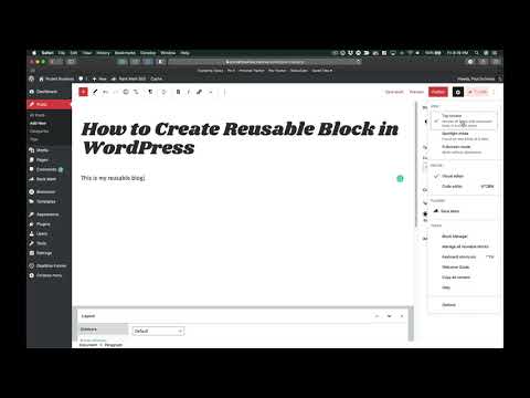 How to Create Reusable Blocks in WordPress