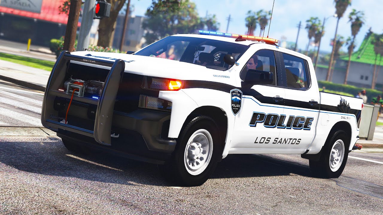 New 2019 Silverado Police Truck (LSPDFR - 1132) - YouTube