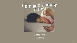 Let Me Know ㅡ LANY \/\/thaisub