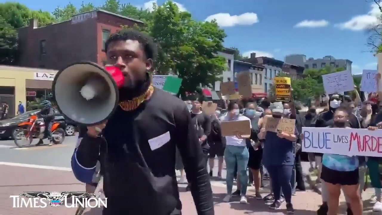 Capital Region residents rally for Black Lives in downtown Albany