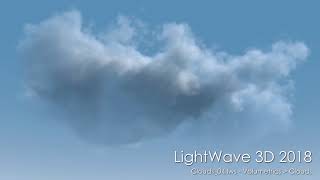 LightWave 3D 2018: Clouds 04 scene rendered