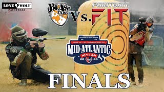 2023 NXL Mid Atlantic Major Semi-Pro Finals Match Paintball Fit vs Blast Camp RAW Footage