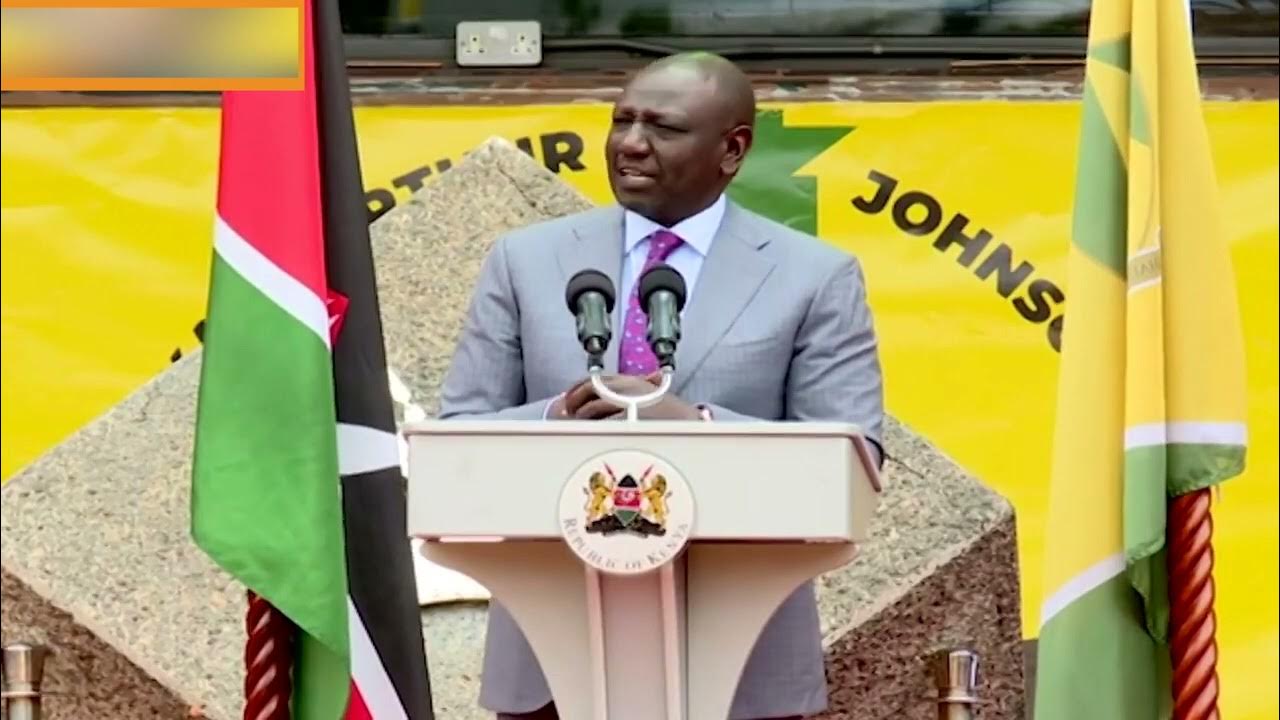 Ruto to sakaja wewe ni mwanaume - YouTube