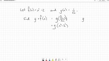 Givne fx and gx find the expression for gfx