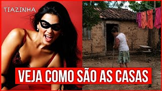 POR DENTRO DAS CASINHAS SIMPLES DE FAMOSAS MILIONÁRIAS QUE PERDERAM QUASE TUDO E SUMIRAM DA TV