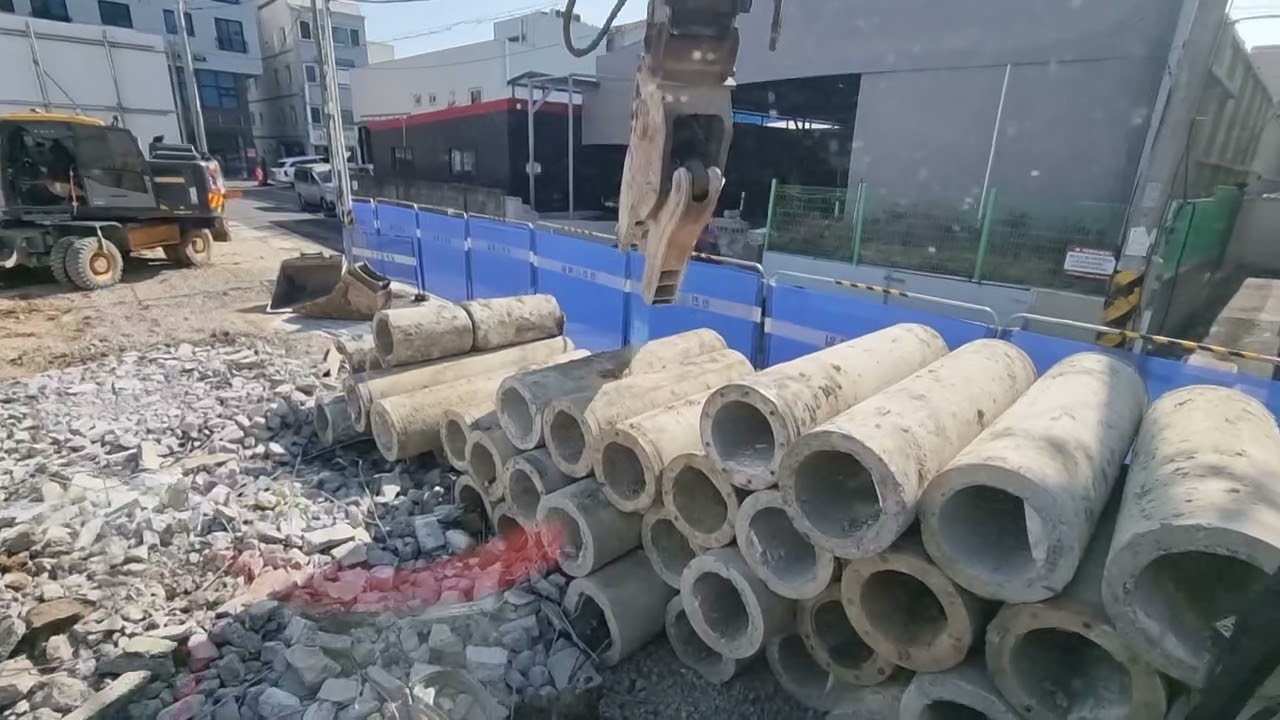 PHC 파일파쇄 작업 