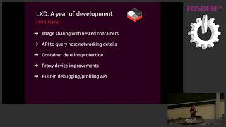 A year of LXD development Project update on what happened in LXC/LXD in 2018