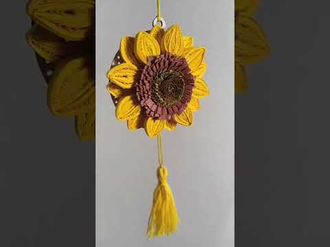 قطعة مميزة وفريده من نوعها مدموج فيها فن لف الورق وفن الايتامين عالخشب Handmade Quilling Etamen