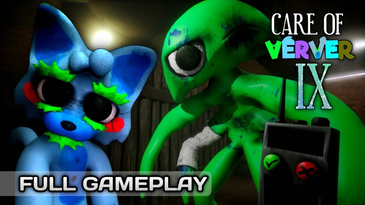 CARE OF VERVER 9 - Full Gameplay (in 4K) New Banban Fangame!