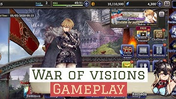 WAR OF THE VISIONS FFBE GamePlay (Android/Ios) (ِِِTurn Based , RPG)