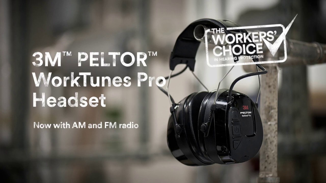 3M™ PELTOR™ WorkTunes™ Pro Headset – The Workers’ Choice - YouTube