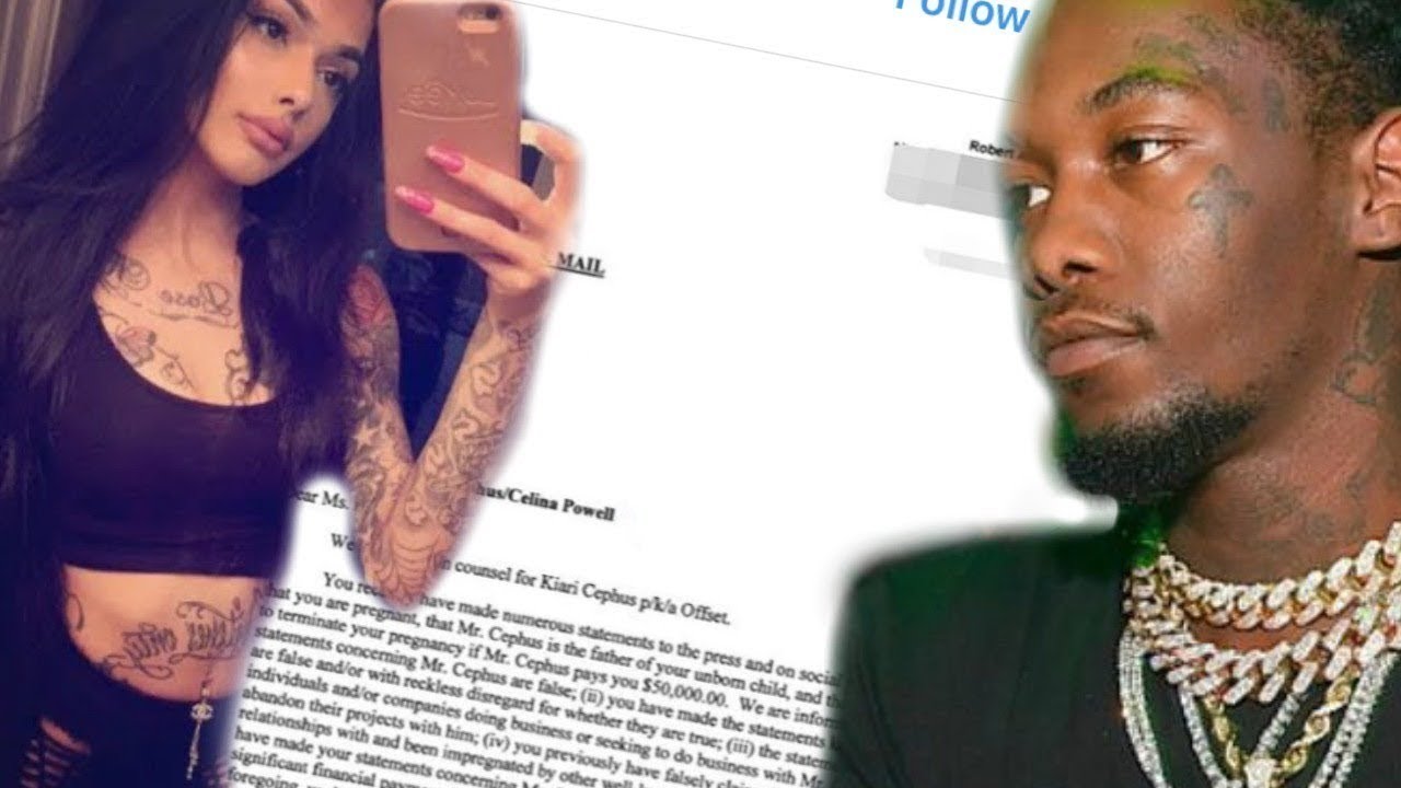Celina Powell proves Offset is the father? YouTube