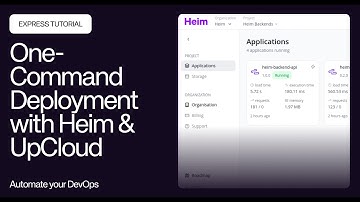 Automate DevOps: One-Command Deployment with Heim & UpCloud (Express Tutorial)