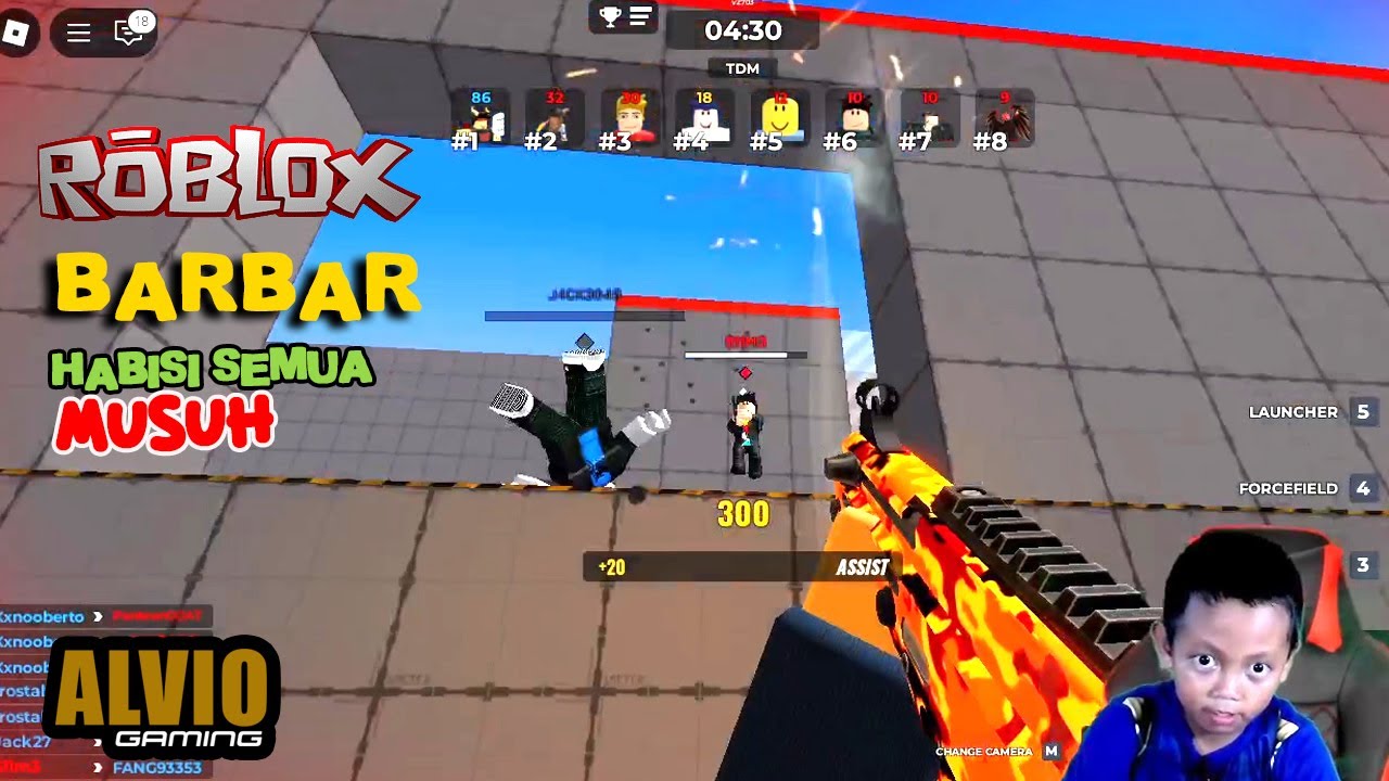 ALVIO GAMING : BARBAR - Habisi semua musuh ~ Best FPS game in ROBLOX