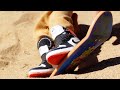 Finger sandboarding in desert  tricks  tech deck  finger skateboard to finger sandboard  nikes