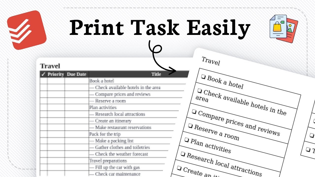 How to print a Todoist list (Simple Print Workflow) - YouTube