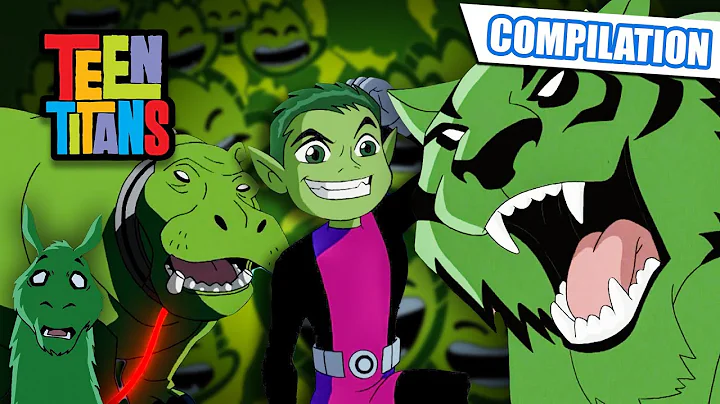 Beast Boy's BEST Animal Transformations 🐛🦖🦜 | Teen Titans #KidsCartoons @dckids