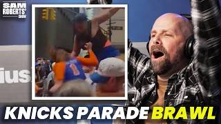 New Yorkers Brawl on a Lamp Post at Knicks Parade | Sam Roberts’ Show