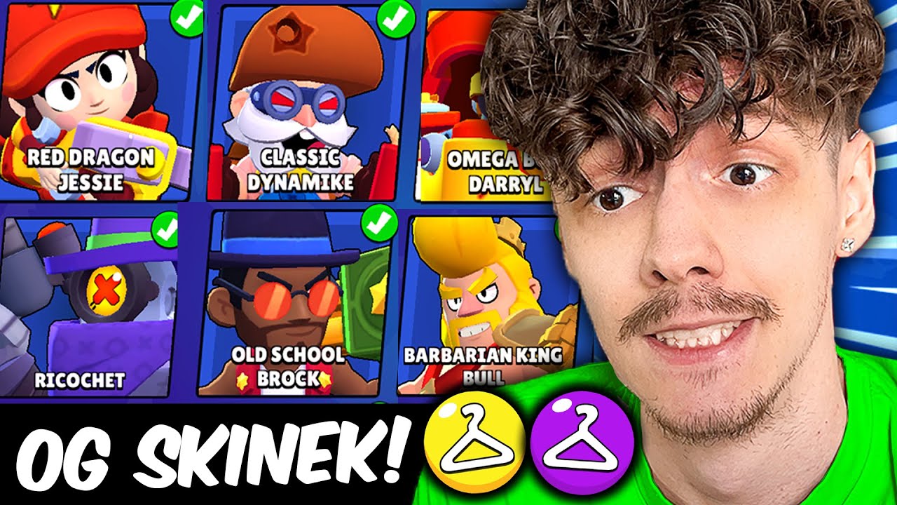 EZEK A SKINEK VANNAK MEG A BRAWL STARSBAN! ( OG )