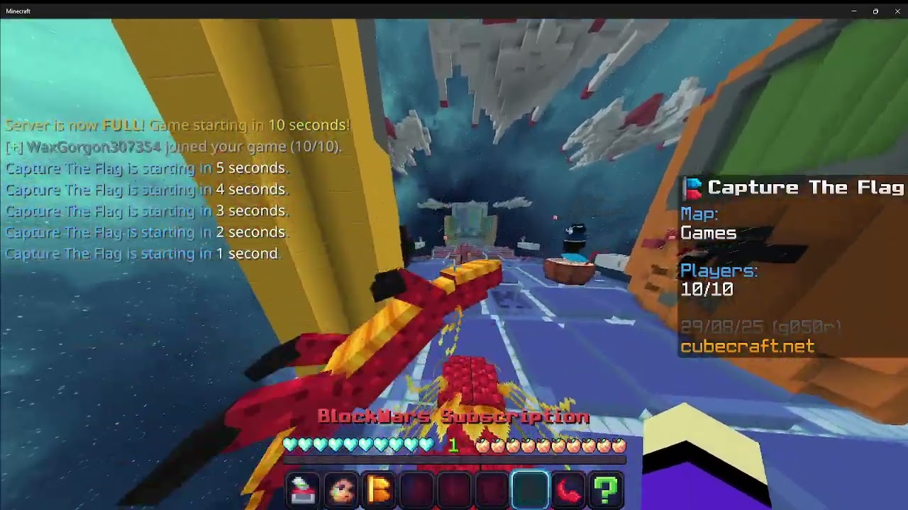 Cubecraft Blockwars CTF - Games - % kill