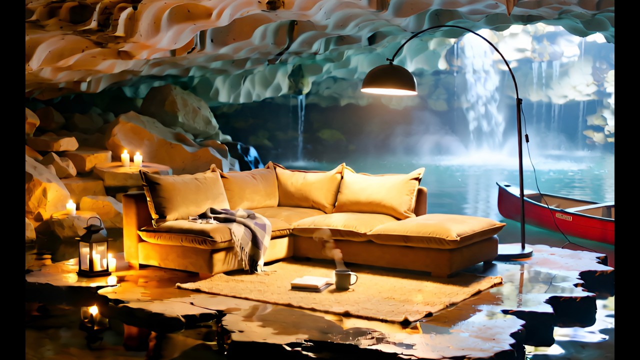 The Coziest Cave on Earth 🕯️ Dark Ambient Lofi for Sleep & Relaxation