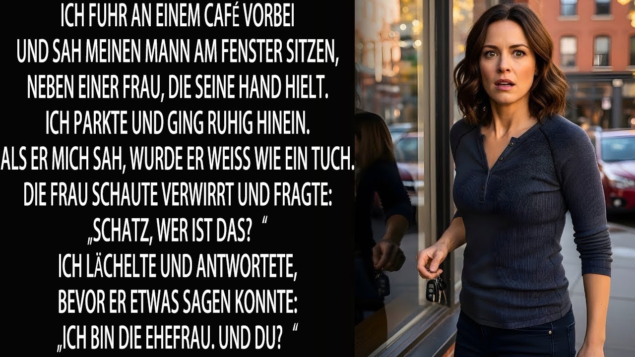 Ich sah meinen Mann mit einer Frau – er erbleichte, als sie fragte: „Wer ist das?“