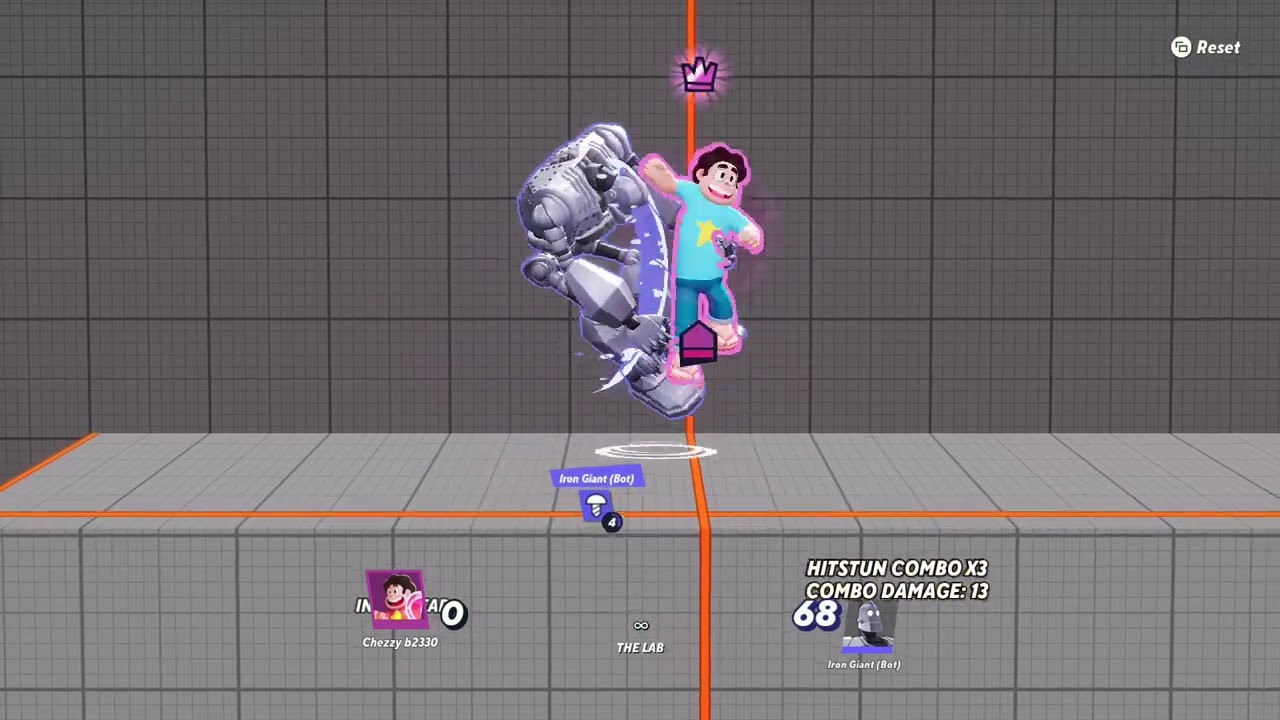 I can only do this combo on iron Giant sense he's big