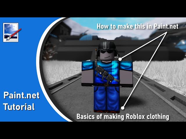 How to make a shaded roblox template on Paint.Net 