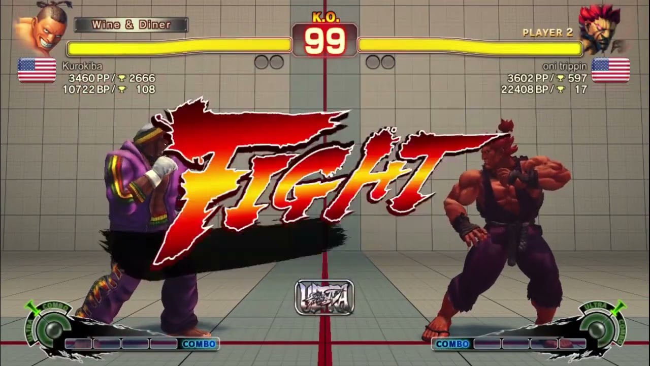 Kurokiba (Deejay) Vs Oni Trippin (Akuma) | USF4
