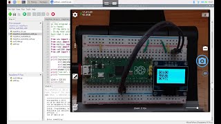 Raspberry Pi Pico/MicroPython generate QR Code and display on SSD1306 I2C OLED